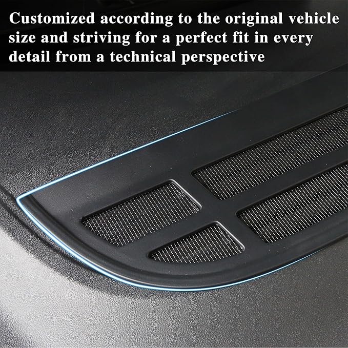 Air Intake Vent Grille Cover for Tesla Model Y Juniper 2025 2026 Air Vent Cover Air Flow Vent Intake Protective Air Conditioning Grille Grid Mesh Inlet Guard Model Y Launch Series Accessories