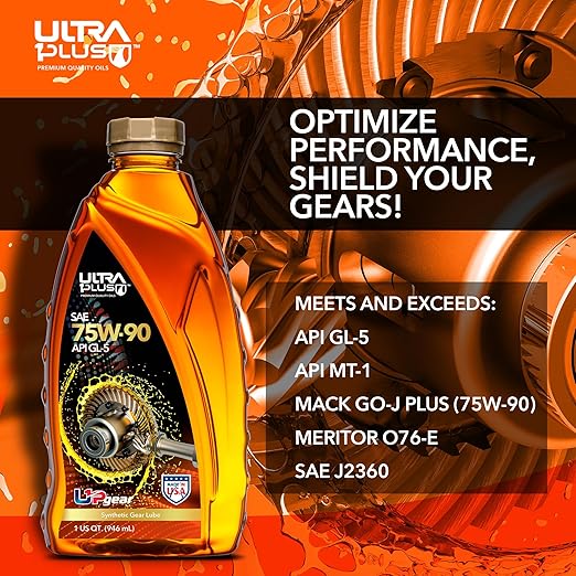 ULTRA1PLUS SAE 75W-90 Synthetic Gear Oil API GL-5 (Gallon - 4 QTS)