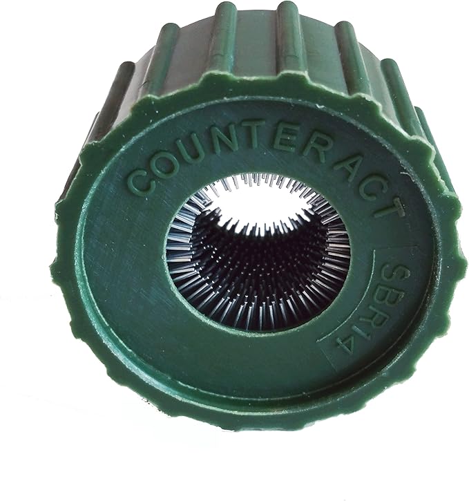 Counteract SBR16 16mm Wheel and Hub Stud Cleaning Tool Inserts for SBCT13, Cleans Surface Rust, Corrosion, Debris on Commercial Trucks, RV's and Bus, 2pk