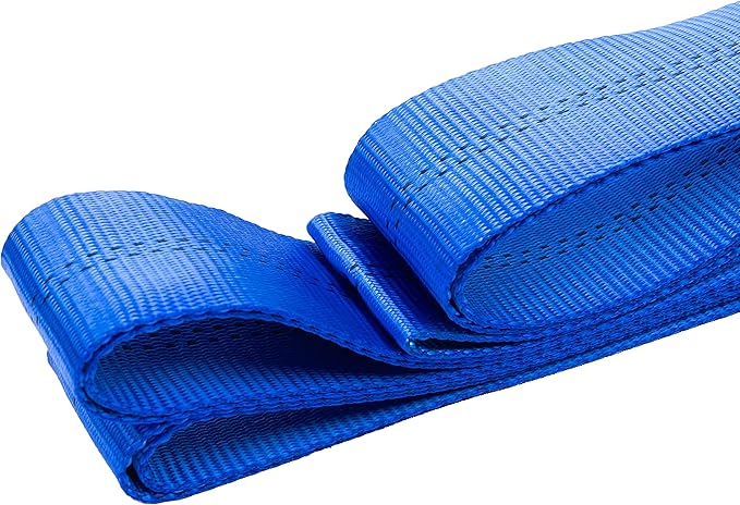 HFS(R) Blue Tree Saver, Winch Strap, Tow Strap 30,000 Pound Capacity(3X8FT)
