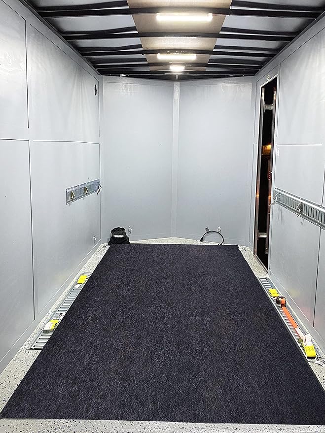 Large Motorcycle Mat Under Car Washable Garage Mats Oil Absorbent Pad Rubber Backing Layer Garage Mats Under Car Protects Floor from Spills, Drips, Splashes and Stains Oil Drip Pan (59x72 In)