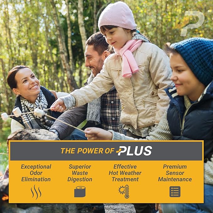 Unique RV Digest-It+, Extra-Strength RV Toilet Treatment - Liquifies Waste and All Brands of Toilet Paper - Odor Eliminator 32 oz (3-Pack)