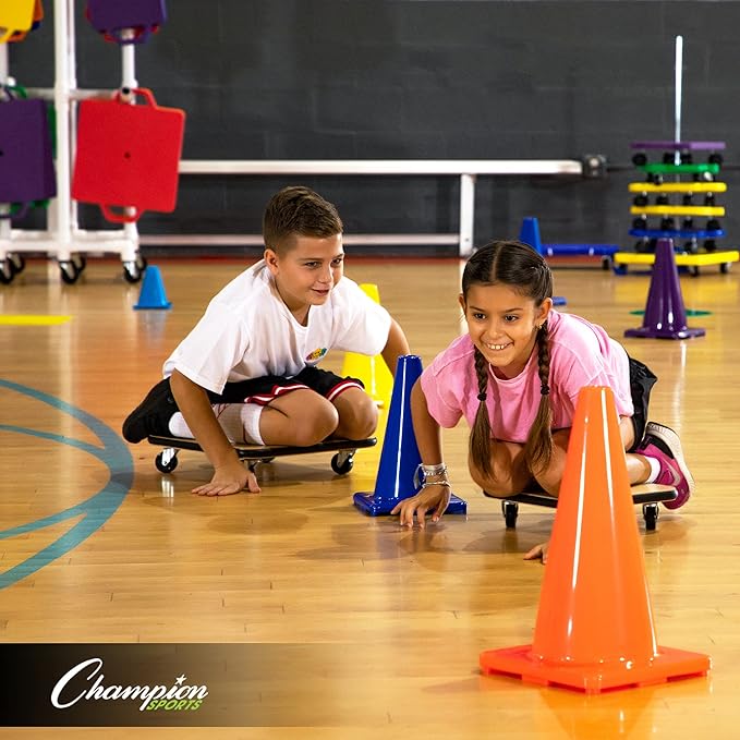 Champion Sports Hi Visibility Flexible Vinyl Cones
