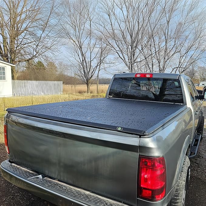 AUTOSAVER88 Soft Tri-fold Truck Bed Tonneau Cover Compatible with 2015-2025 Ford F-150 F150 (Excl. Raptor Series) 5.5ft Bed