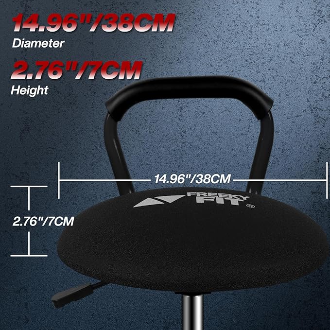 Garage Stool, Adjustable Height Swivel Work Mechanic Shop Stool with Backrest, Pneumatic Shop Chair for Home, Workshop, 300 LBS Capacity, 360° Rotation, Heavy Duty, Black