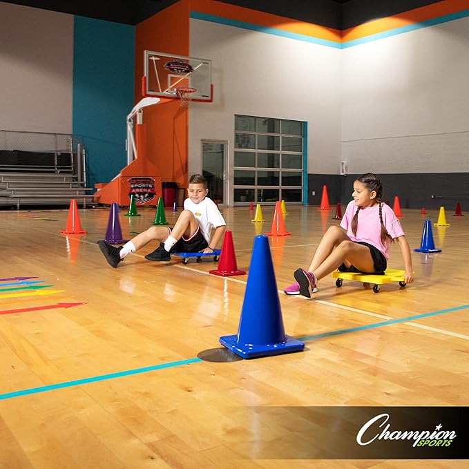 Champion Sports Hi Visibility Flexible Vinyl Cones