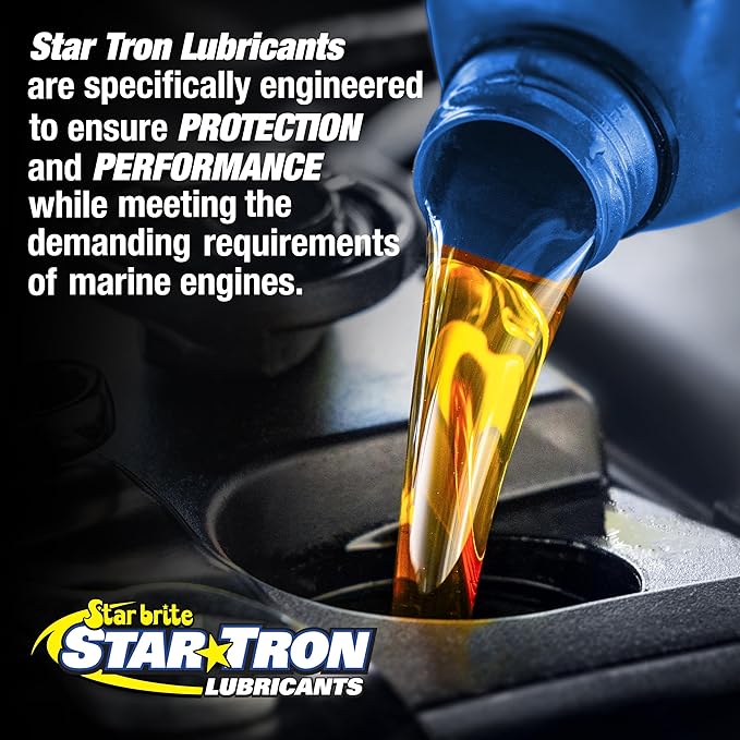 STAR BRITE Star Tron Premium Full Synthetic Gear Lube SAE 75W-90, Marine-Grade, API GL-5 Certified