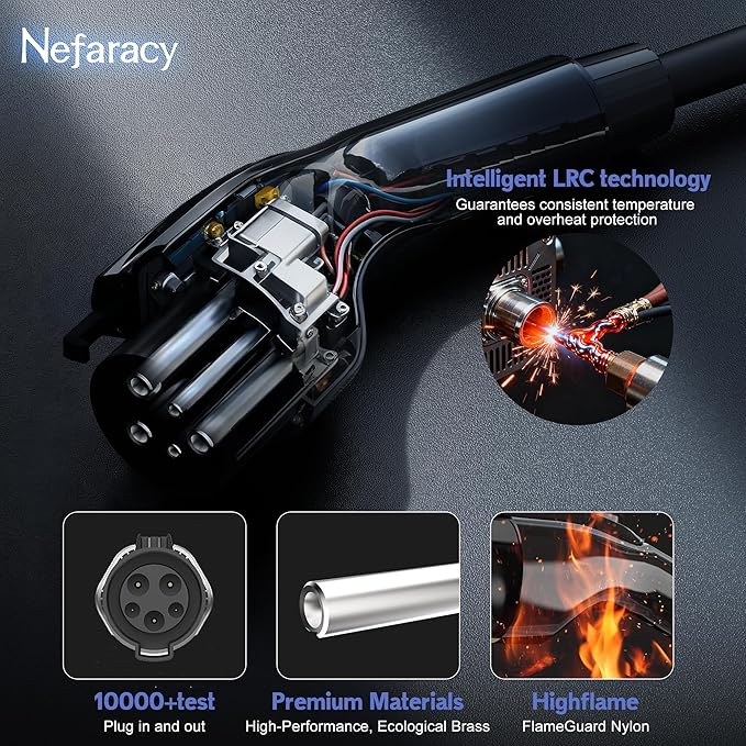 Level 1 EV Charger 16A Amp, 110V Portable EV Charger with 20FT Cable,NEMA 5-15 Plug, Home Electric Vehicle Charging Station for All J1772 Electric Cars Indoor/Outdoor Charging