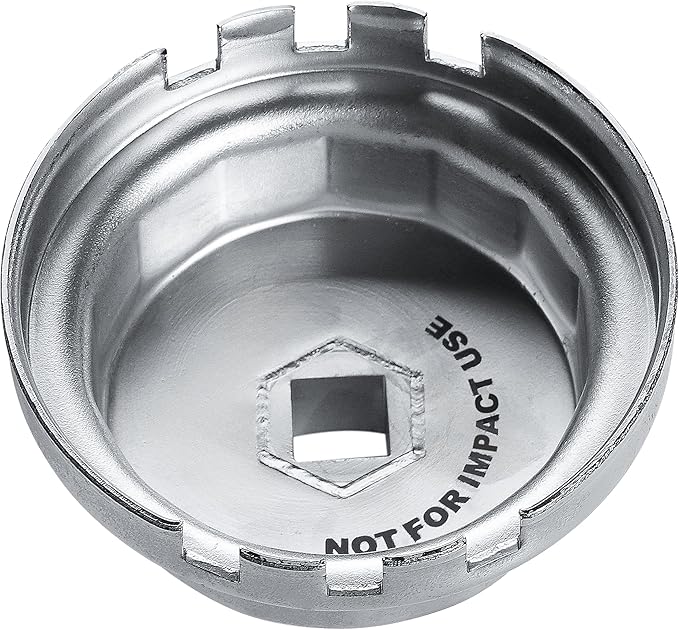 SMART JERRY - Oil Filter Wrench Compatible with Toyota Lexus & Scion with Toyota's Cartridge Style Oil Filter System | Tacoma Oil filter Wrench | 64mm 14 Flutes Design