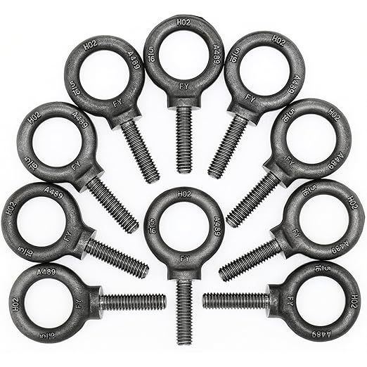 10 Pcs Lifting Shoulder Eye Bolts 5/16"-18 X 1-1/8"