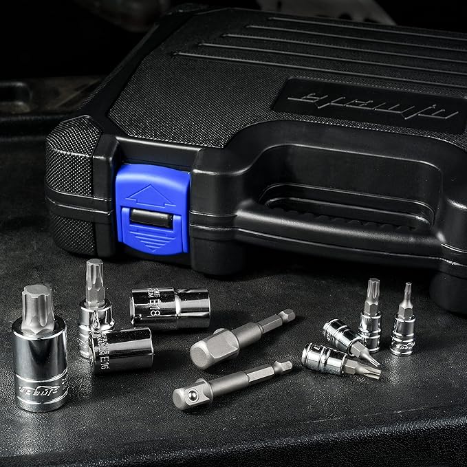 EPAuto Torx Bit Socket and External Torx Socket Set 63-Piece Set