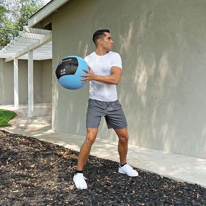 ProsourceFit Soft Medicine Balls, Wall Balls and Full Body Dynamic Exercises