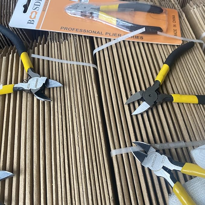 BOOSDEN 5 inch Flush Cutter, Dikes Wire Cutter for Crafting Electrical Jewelry Making, Ultra Sharp Wire Clippers