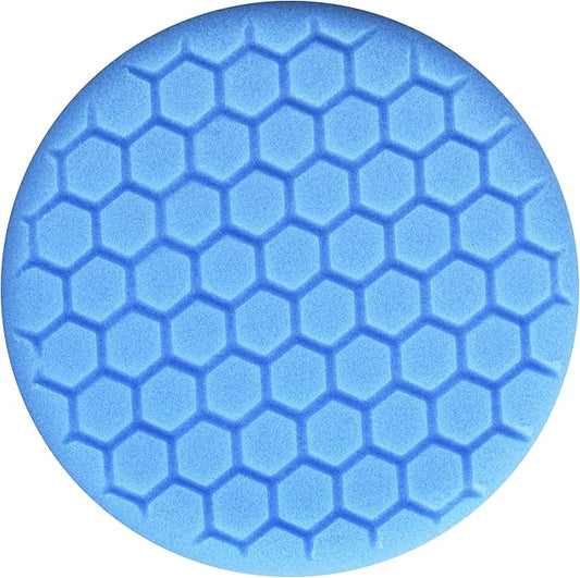 Chemical Guys BUFX_105HEX6 Blue Light Polishing/Finishing Pad (6.5 Inch Pad made for 6 Inch backing plates)