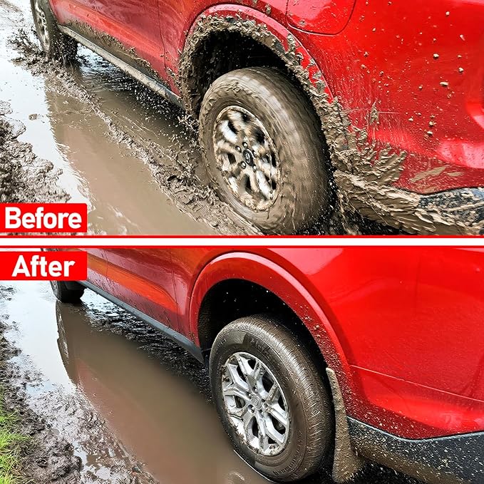 Mud Flaps for Ford Maverick 2025 2024 2023 2022,Upgrade Splash Guards 4PCS Mudguard Replacement for Maverick Accessories,No Drilling Required All Weather Fender Front Rear Mud Grards