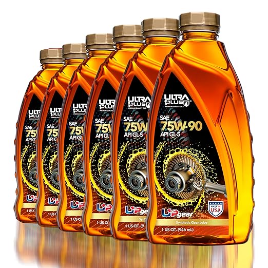 ULTRA 1PLUS SAE 75W-90 Synthetic Gear Oil API GL-5 - Transmission and Differential Fluid (6 QTS)