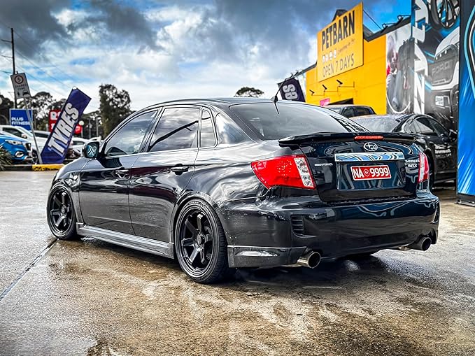 AVID.1 AV-06 Gloss Black 17x8 Custom Wheel – Fits 4x100 Bolt Pattern with +35 Offset – Lightweight Performance Alloy Wheel – Aggressive Street Style & Track-Ready Car Accessories