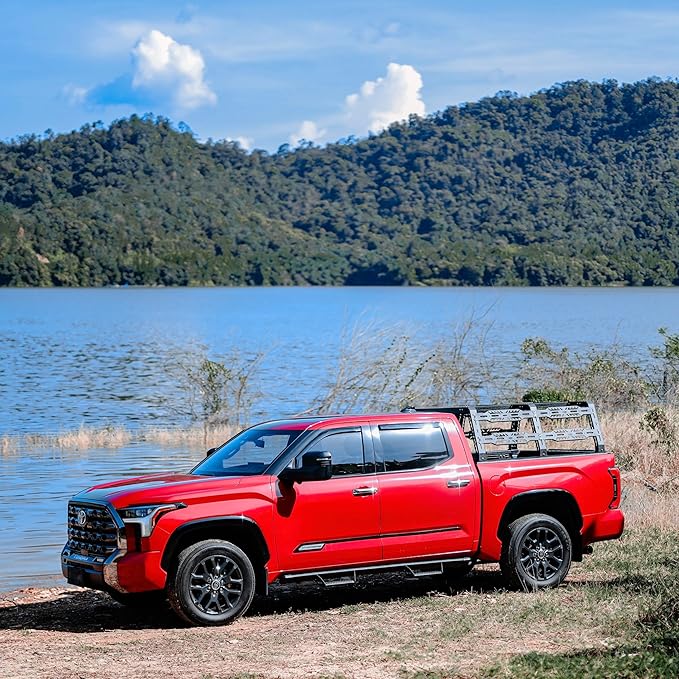 Overland Bed Rack for Full Size Truck 22.5" Bed Rack Compatible with Ford/Dodge Ram/Nissan Titan/19-25 Silverado/Sierra/Tundra, Overland Bed Rack Truck Bed Racks.