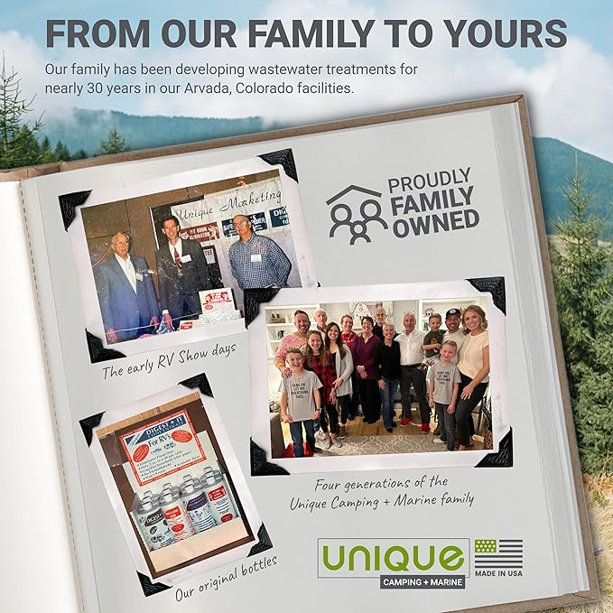 Unique RV Digest-It Ultra RV Toilet Treatment, 64 Uses - Eliminates Smells and Liquifies Waste, Easy-Measure Preventive Holding Tank Treatment, Package May Vary (32 oz, Pack of 2)