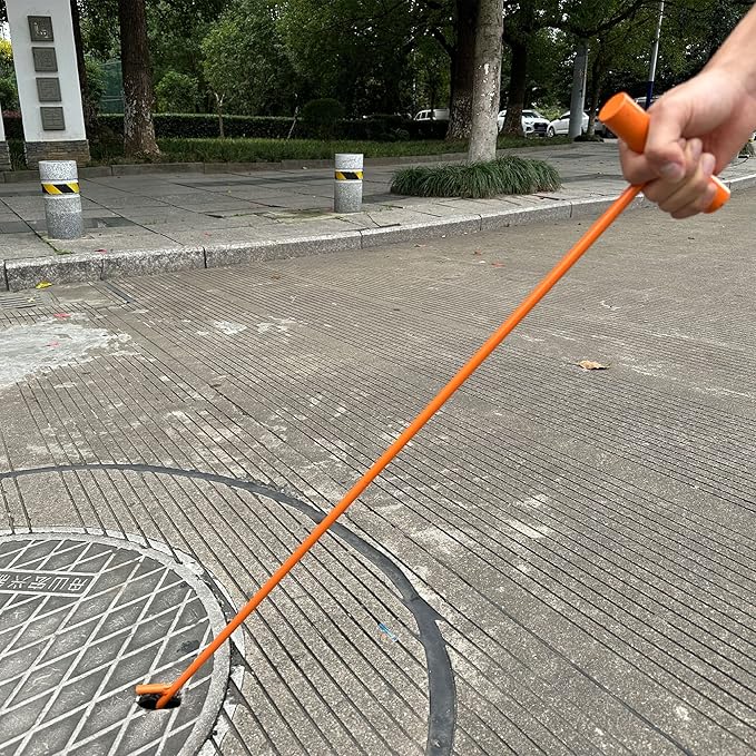 Heavy Duty 5th Wheel Pin Puller, 2 Pack 32" Solid Steel Chrome Plated Fifth Wheel Puller w/Hook