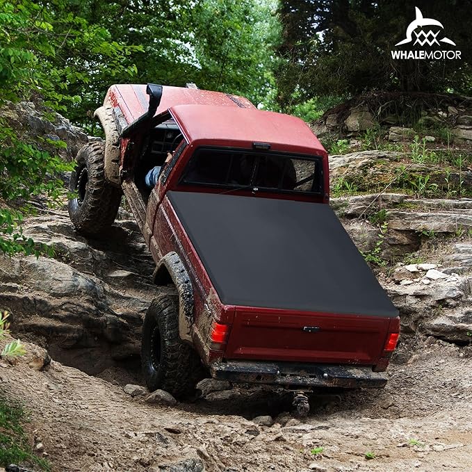 Truck Bed Tonneau Cover Compatible with Chevy Silverado & GMC Sierra 2500 3500 HD 2020(New) 2021 2022 2023 2024 2025 6.9 ft Box(No CarbonPro Bed), Soft Roll Up Style