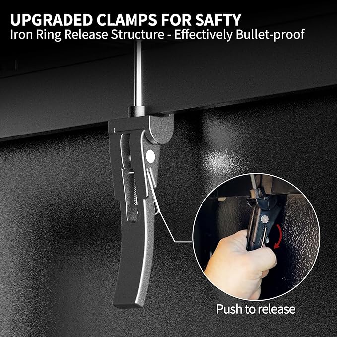 OEDRO Soft Quad Fold Truck Bed Tonneau Cover Compatible with Dodge Ram 1500 2002-2025 (Inclu. Classic & New), Fit fir Dodge Ram 2500 3500 2003-2025, Fleetside 6.4 Ft Bed w/o Ram Box