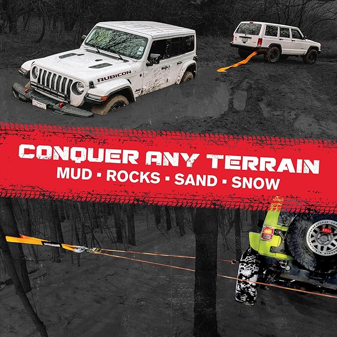 GearAmerica UBER Shackles with Anti-Theft Lock - 80,000 Lbs (40 T) Strength - Connect Tow Strap or Winch Line for Off-Road Recovery, Towing D-Rings and Uber Lock Security Pin - (Blue, 2 Pack)