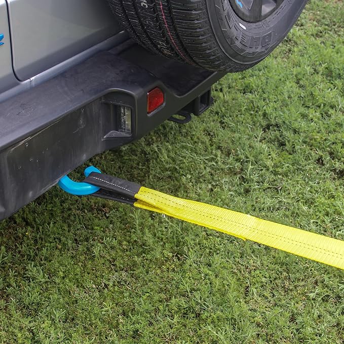 HFS(R) Tree Saver, Winch Strap, Tow Strap 30,000 Pound Capacity (Yellow, 3X30FT)