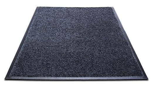 Guardian 94041730 Platinum Series Indoor Wiper Floor Mat, 4' x 17', Grey