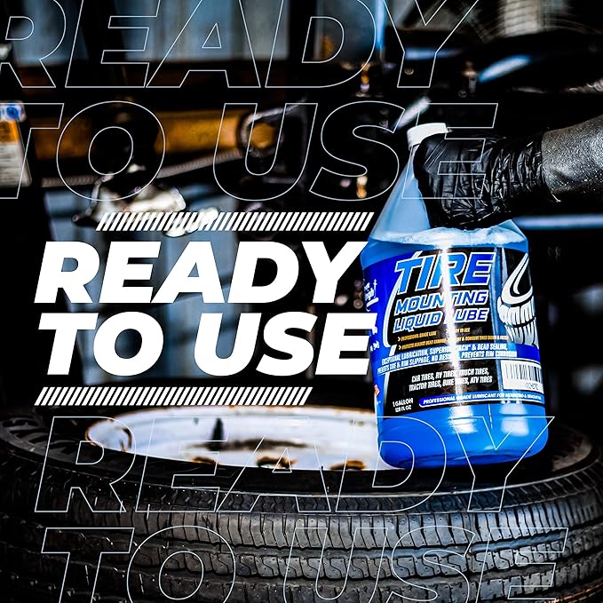Bright Knight - Tire Lube, Tire Mounting Lube, Tire Sealant | Biodegradable & Universal | Tire Bead Sealer, Tire Soap, Bead Sealer For Tires, Aluminium & Alloy Wheels | Tire & Wheel Tools, Tire Repair