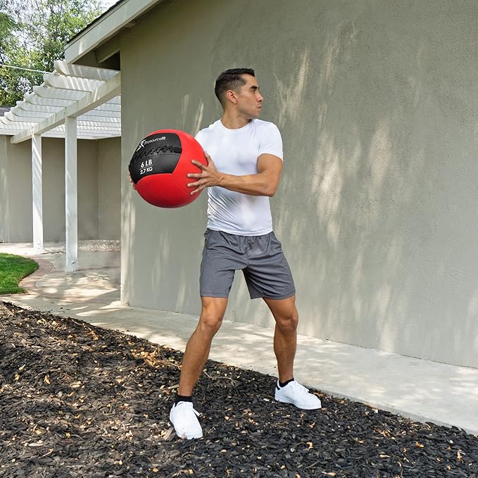 ProsourceFit Soft Medicine Balls, Wall Balls and Full Body Dynamic Exercises