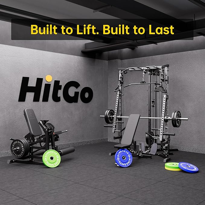 7FT Olympic Barbell, 1500LB Capacity Weight Bar with Knurled Grip, Fits 2” Plates, Straight Bar for Powerlifting, Weightlifting & Bench Press