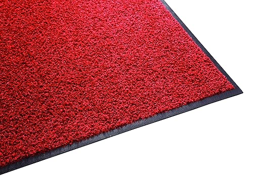 Guardian 94041515 Platinum Series Indoor Wiper Floor Mat, 4' x 15', Red